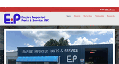 Desktop Screenshot of empireimportedparts.com